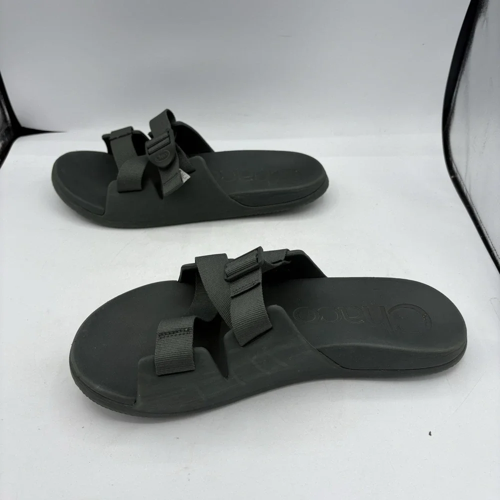 Chaco‎ Sandals Mens Size 12 Chillos Z Strap Green Slides Outdoors Hike